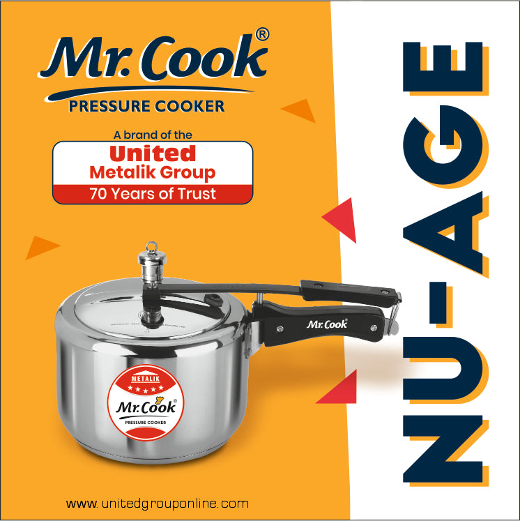 Buy Stainless Steel Pressure Cooker Online induction base cooker Mr cook united cooker durable strong