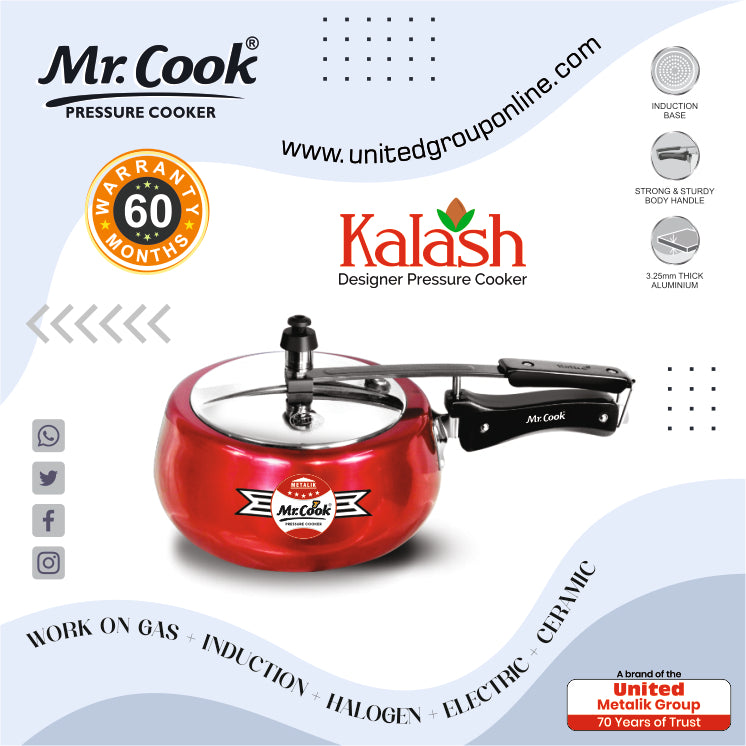Buy Pressure Cooker Online induction base cooker Mr cook united cooker durable strong