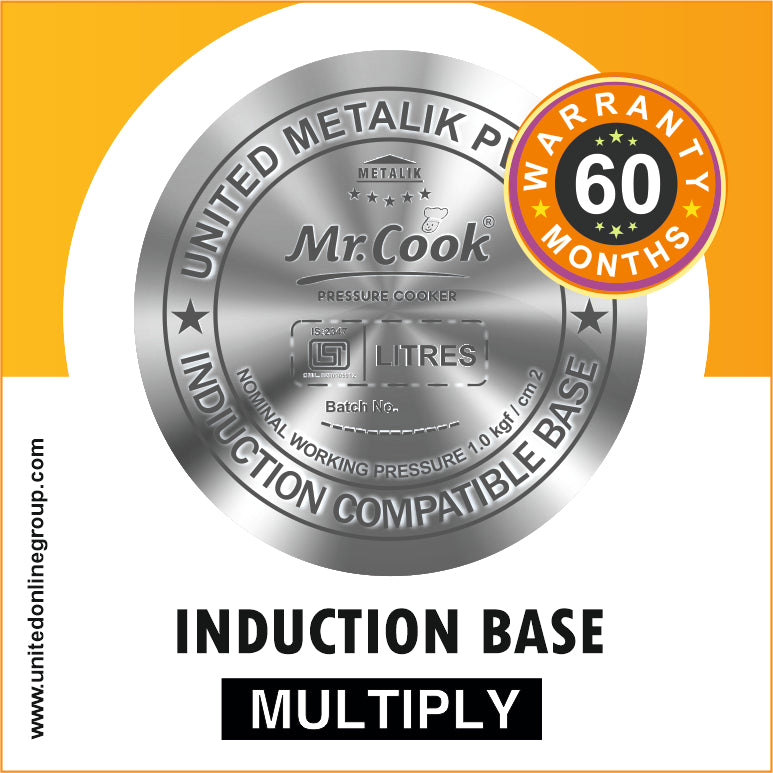 Buy Stainless Steel Pressure Cooker Online induction base cooker Mr cook united cooker durable strong
