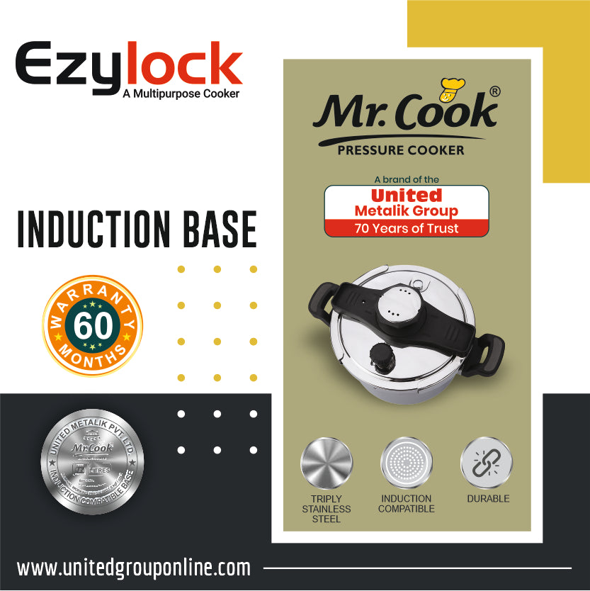 Buy Stainless Steel pressure cooker online induction base