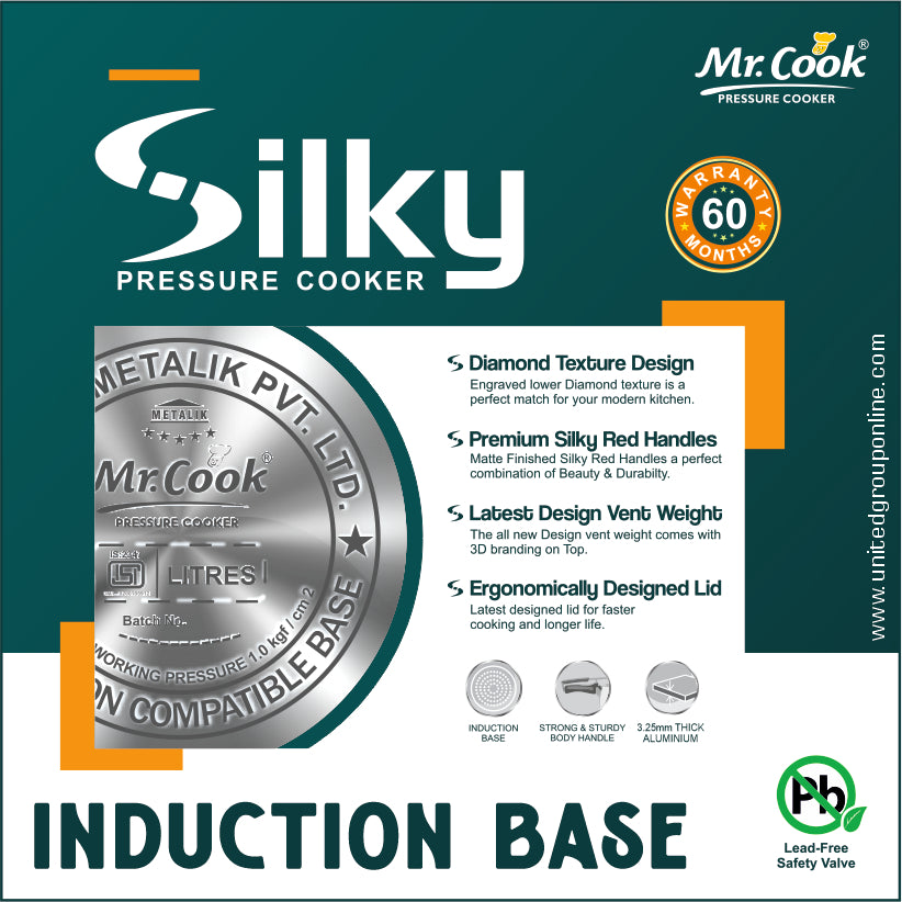  Buy premium Pressure Cooker Online Mr cook united cooker Silky