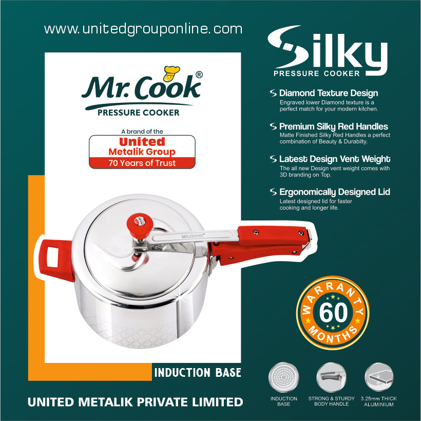  Buy premium Pressure Cooker Online Mr cook united cooker Silky