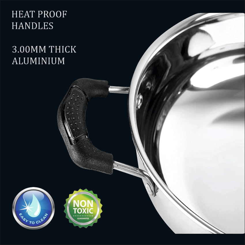 Stainless Steel 3 PCS Cookware Set