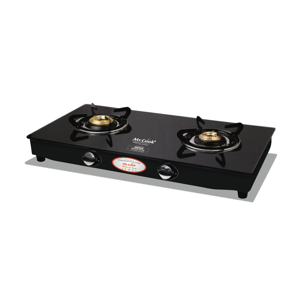 Mr.Cook Shrine 2 Burner L.P. Gas Stove (Glass Top)