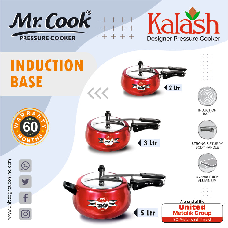 Buy Pressure Cooker Online induction base cooker Mr cook united cooker durable strong