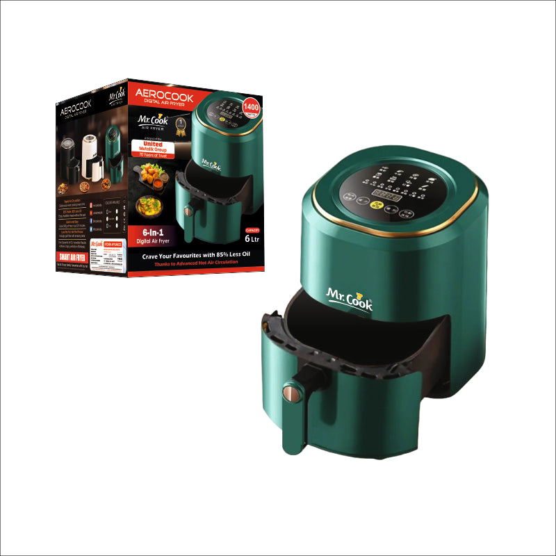 Mr.Cook Digital Air Fryer 6 Litres