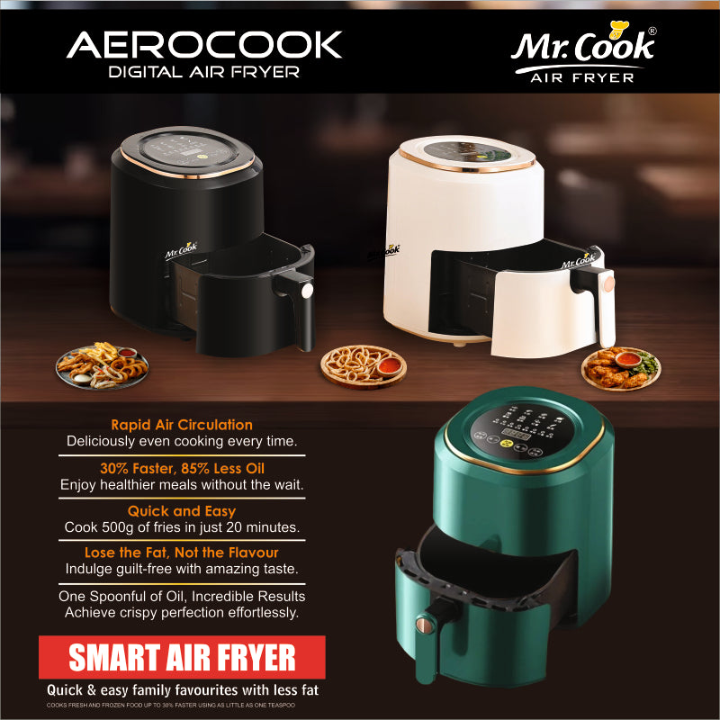 Mr.Cook Digital Air Fryer 6 Litres