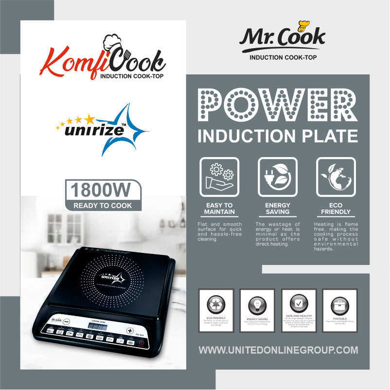 Mr.Cook KomfiCook 1800 W Induction Cooktop