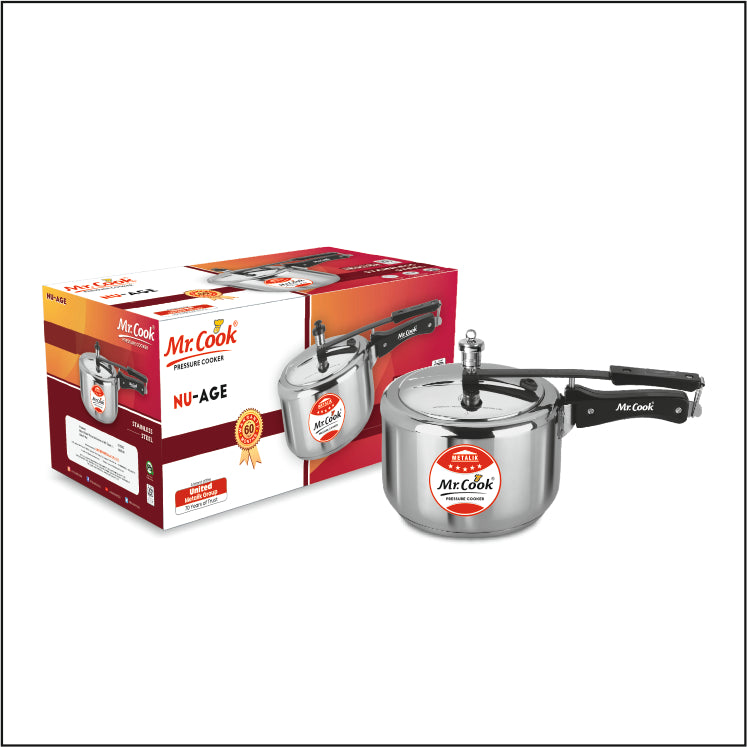 Buy Stainless Steel Pressure Cooker Online induction base cooker Mr cook united cooker durable strong