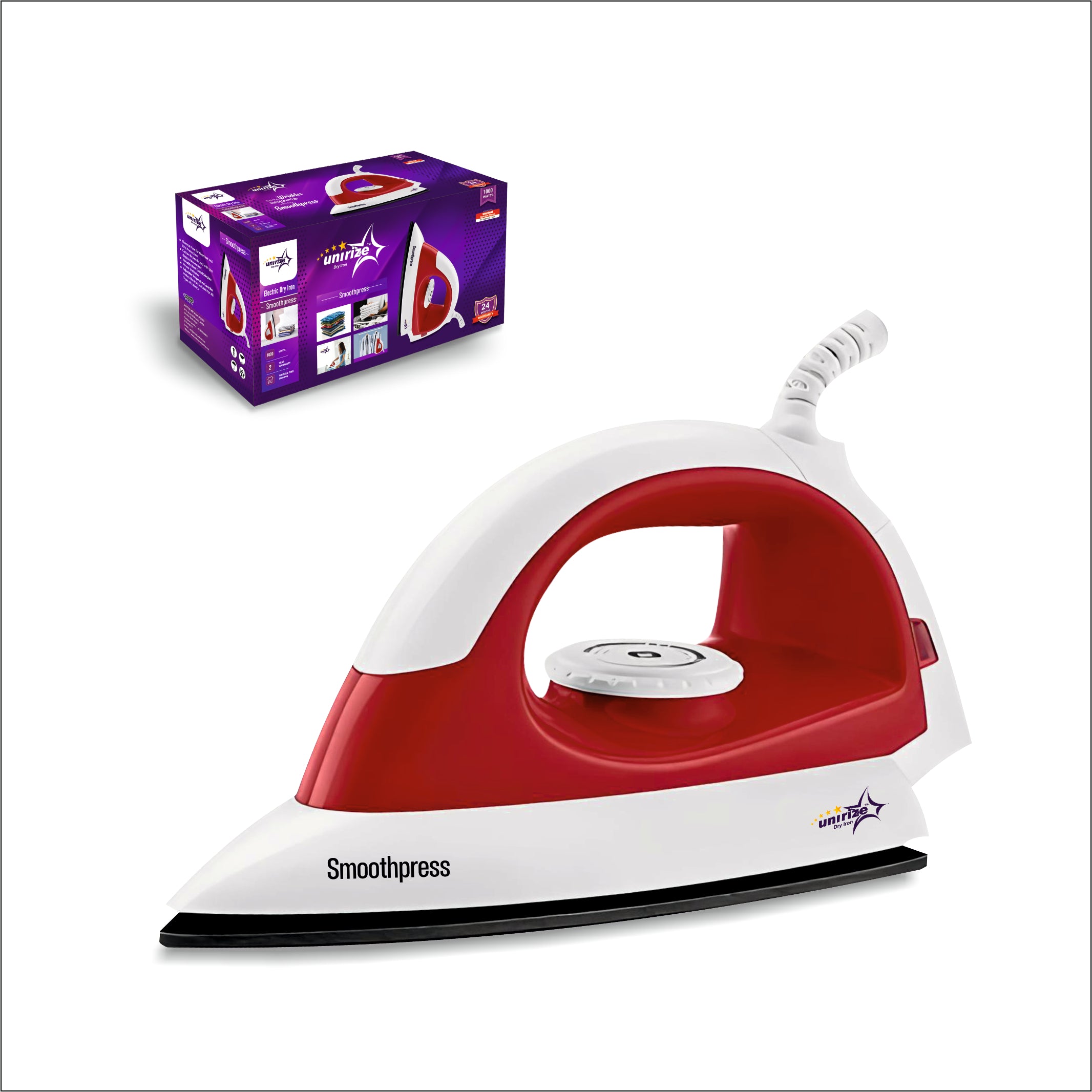 Mr.Cook Smoothpress 1000 Watt Dry Iron