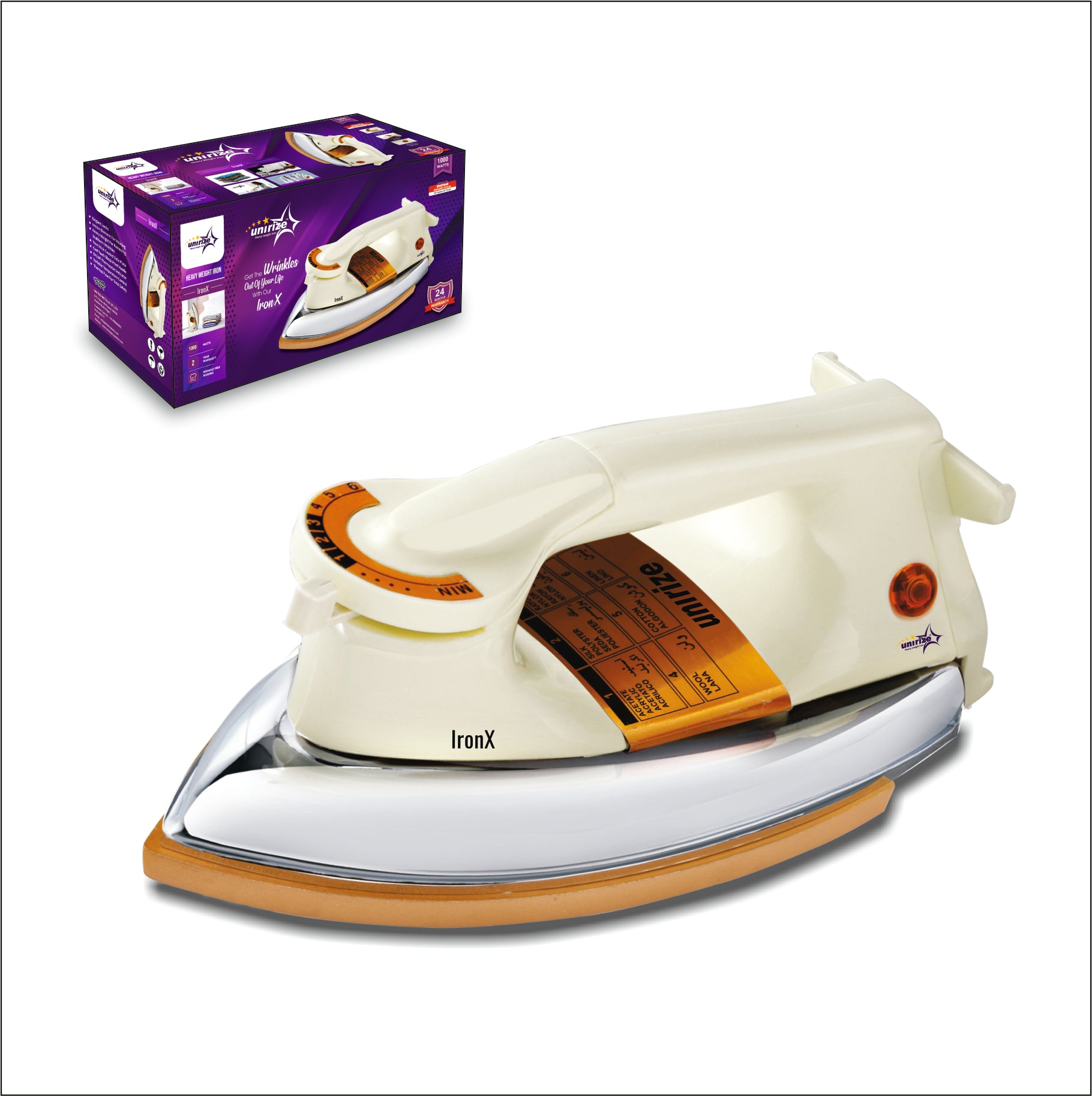 Mr.Cook IronX 1000 Watt Heavy Weight Iron