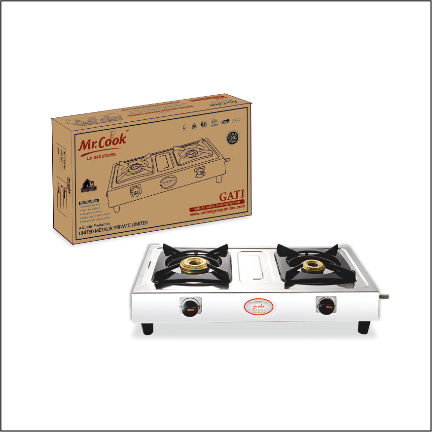 Mr.Cook Gati L.P. Gas Stove (Stainless Steel)