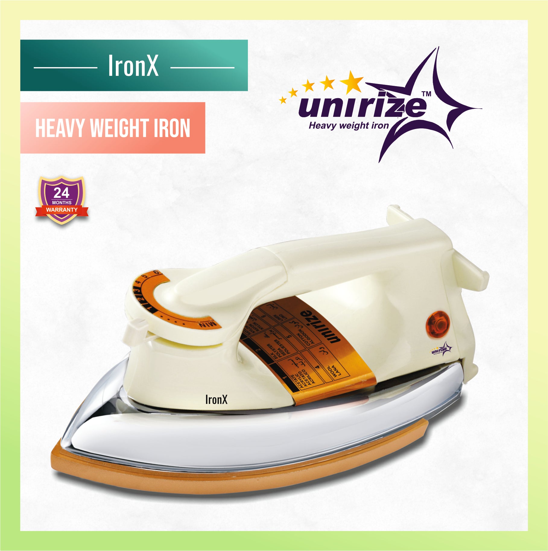 Mr.Cook IronX 1000 Watt Heavy Weight Iron