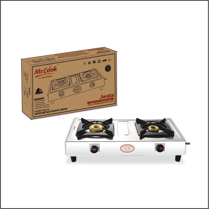Mr.Cook Jwala Burner L.P. Gas Stove (Stainless Steel)