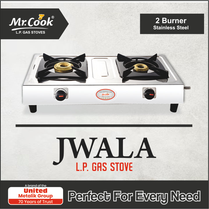 Mr.Cook Jwala Burner L.P. Gas Stove (Stainless Steel)