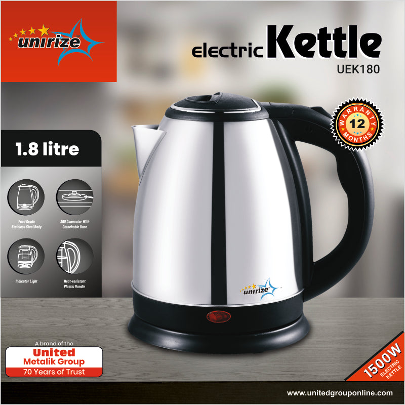 Unirize 1.8 Litres Electric Kettle