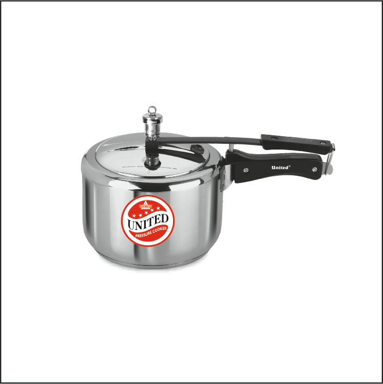 United Majestik Stainless Steel Pressure Cooker 3 Litres