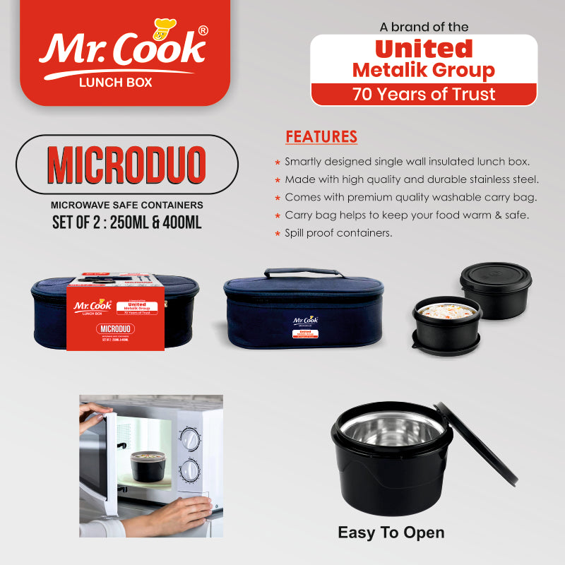 Mr.Cook MicroDuo Tiffin Box