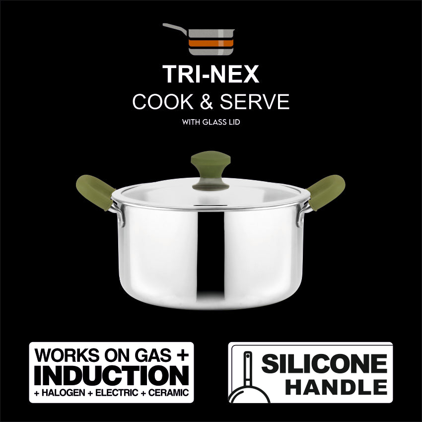 Tri-Nex 3 Layer Ultra Premium Cook n Serve Pot