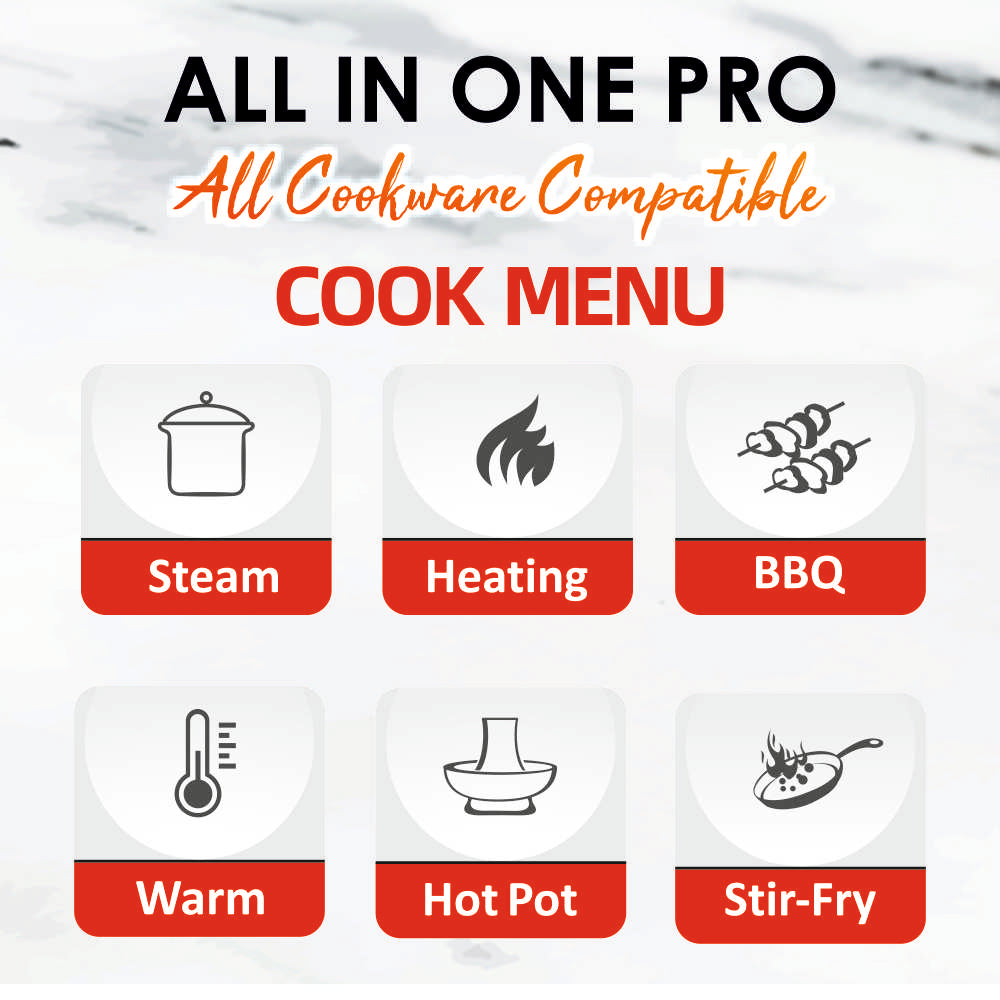Mr Cook All in One Pro Infrared Cooktop 2200 W