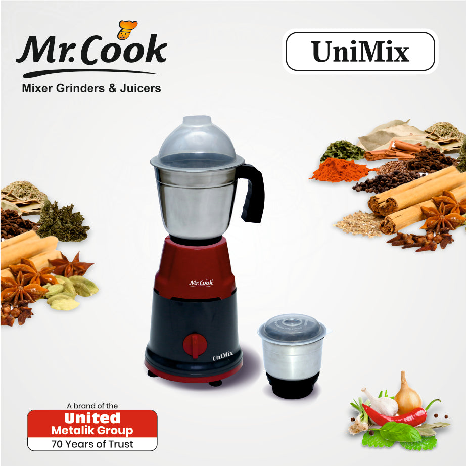 Mr.Cook Unimix 500 Watt Mixer Grinder