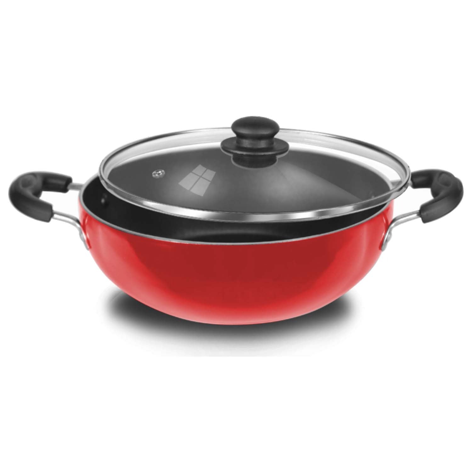 non stick kadhai with lid