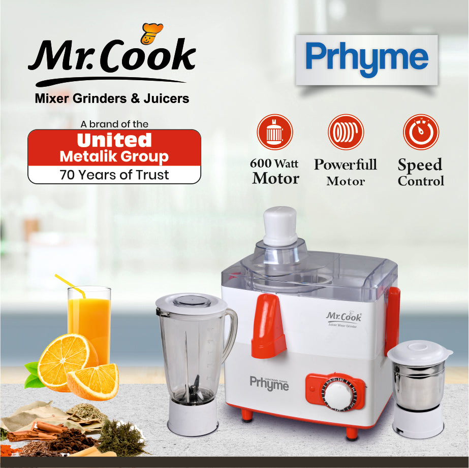 Mr.Cook Prhyme 550 Watt Juicer Mixer Grinder-4