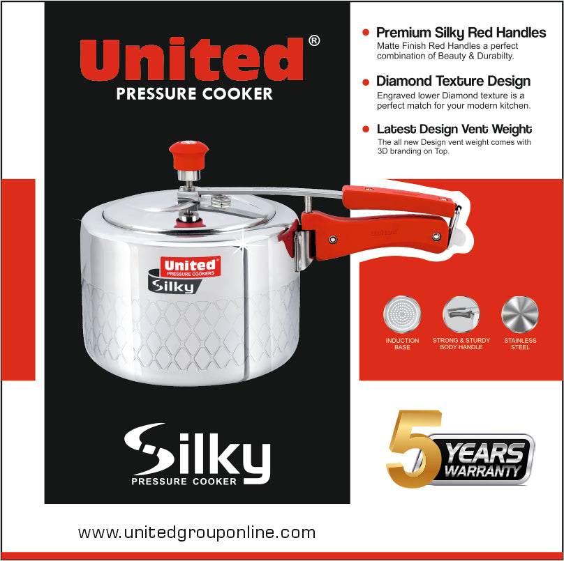 United Silky Induction Base Pressure Cooker