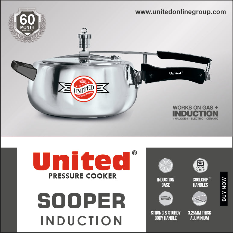 United Sooper Induction Base  Pressure Cooker