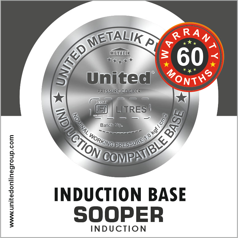 United Sooper Induction Base  Pressure Cooker