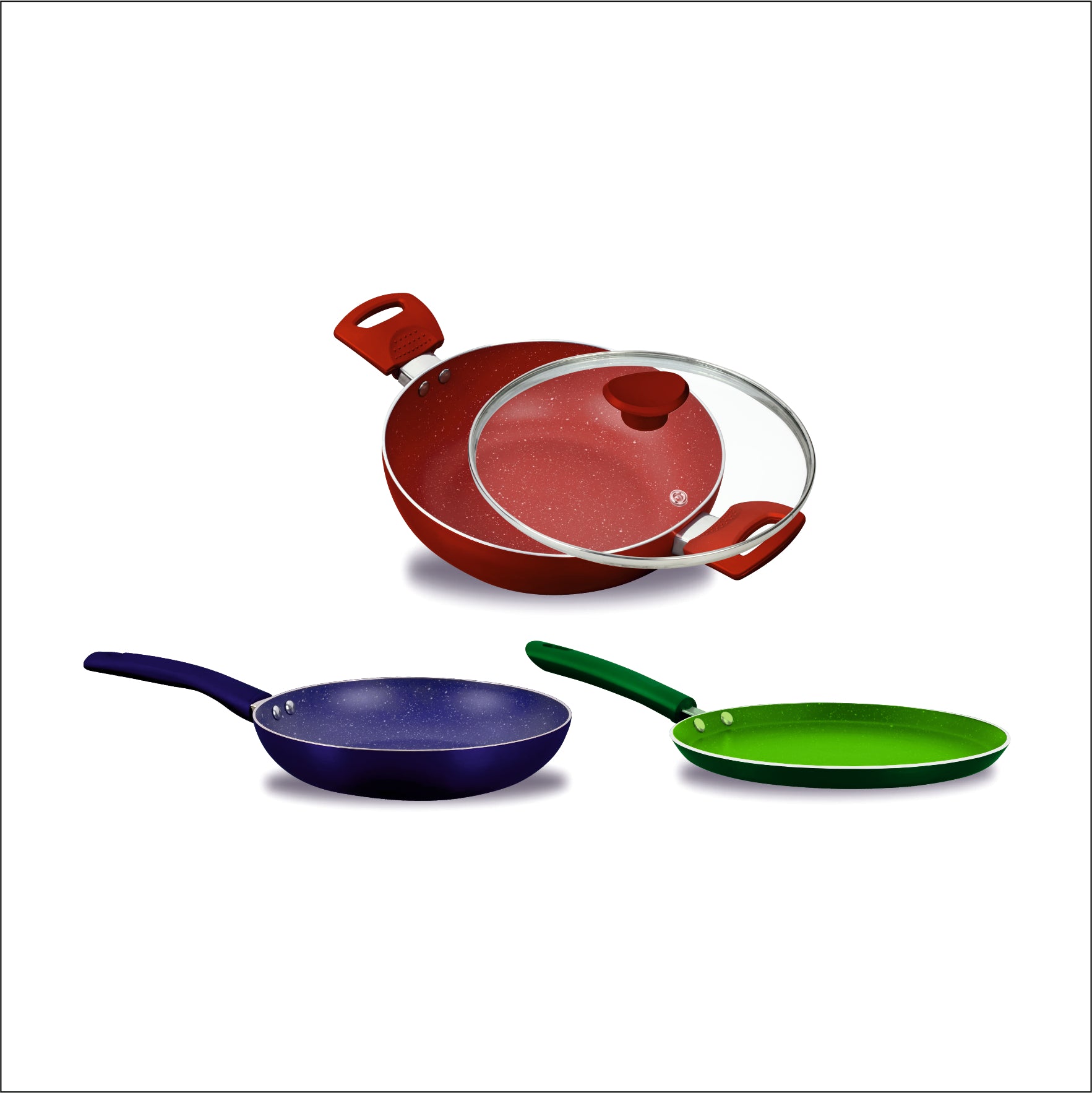 United Colorize 3 pcs Kitchen Set