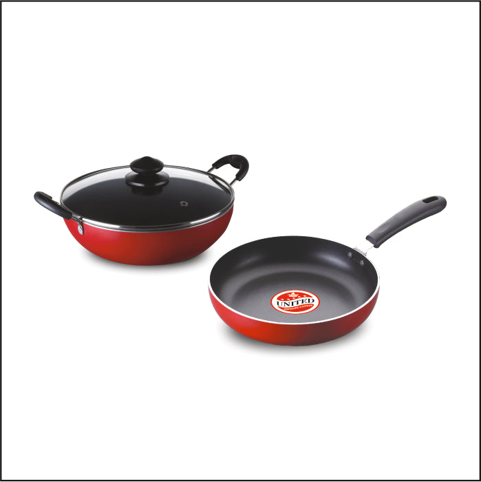 United Kadhai and Frying Pan Duo Set