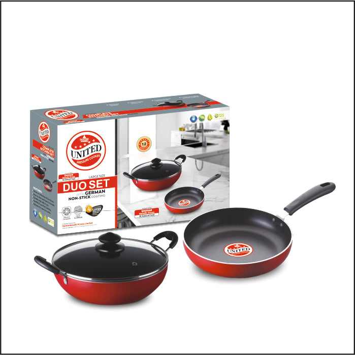 United Kadhai and Frying Pan Duo Set