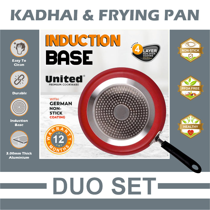 United Kadhai and Frying Pan Duo Set