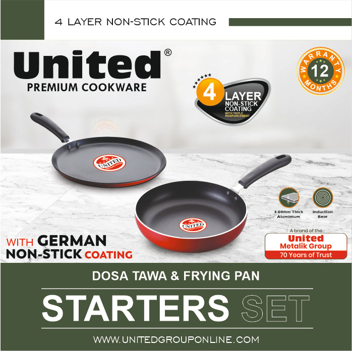 United Tawa and Frying Pan Starters Set
