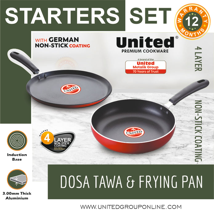 United Tawa and Frying Pan Starters Set