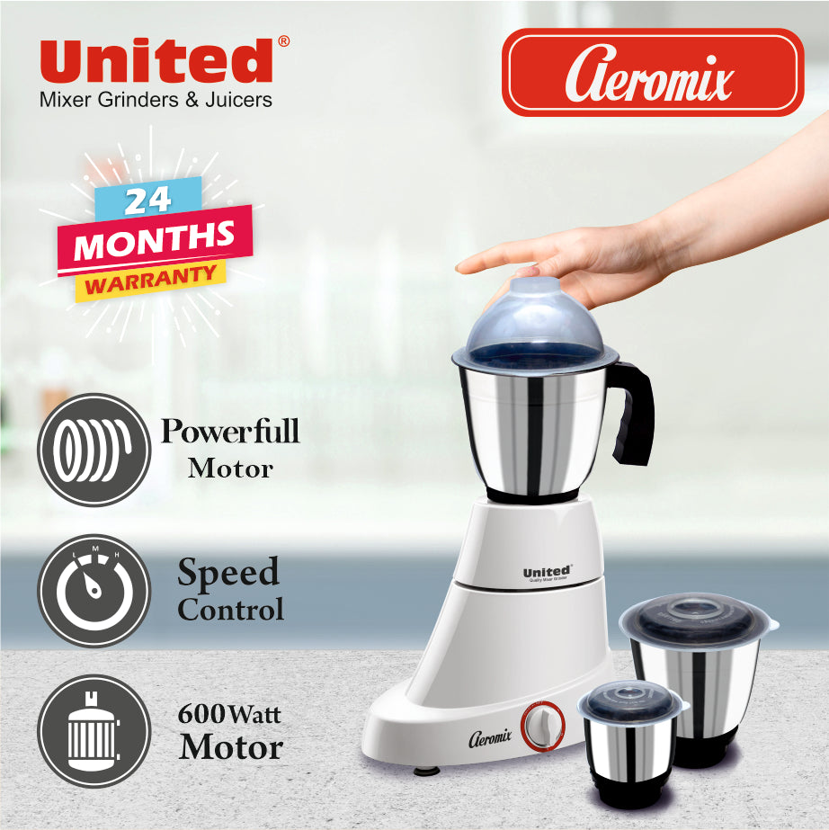 United Aeromix 600 Watt Mixer  Grinder