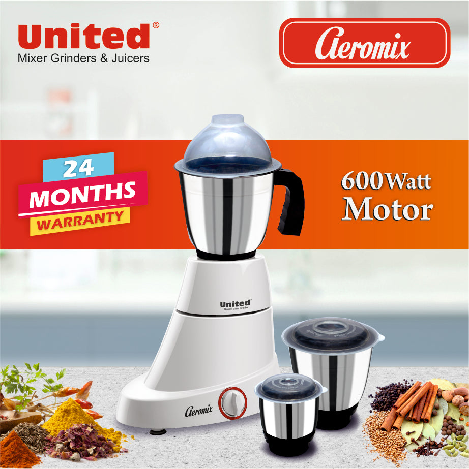 United Aeromix 600 Watt Mixer  Grinder