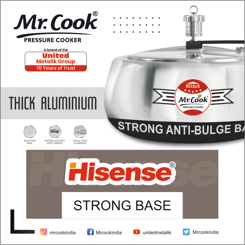 Buy Pressure Cooker Online induction base cookerMr cook united cooker durable strong