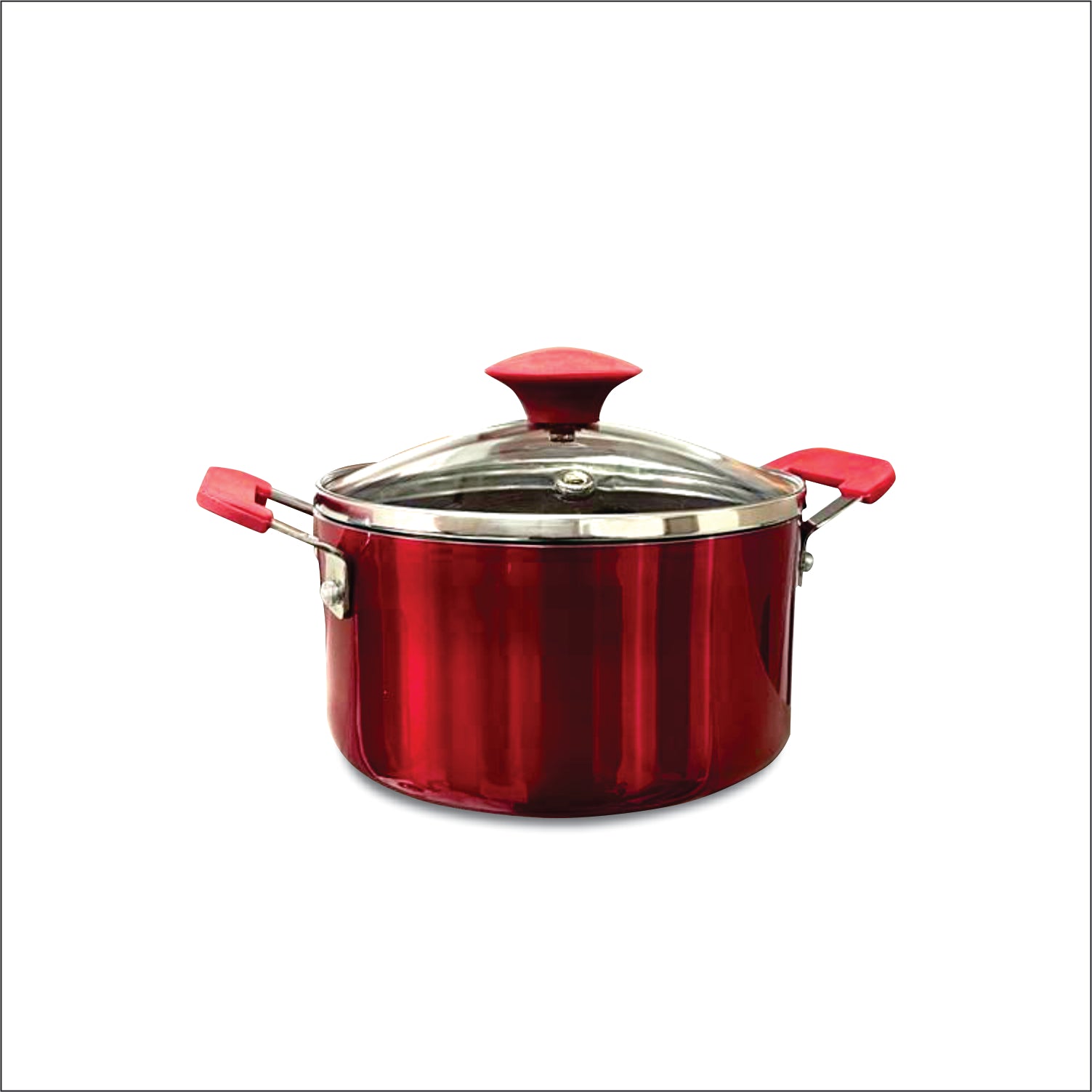 Mr.Cook Non-Stick Mini Stew Pan with Glass Lid