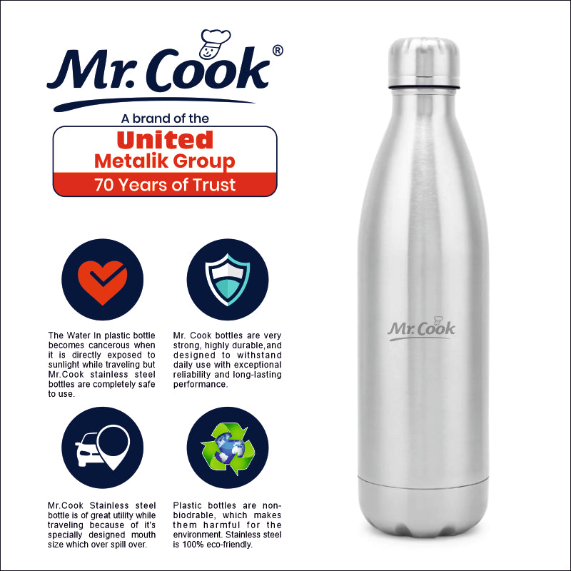 Mr.Cook Stainless Steel Insulated Bottle