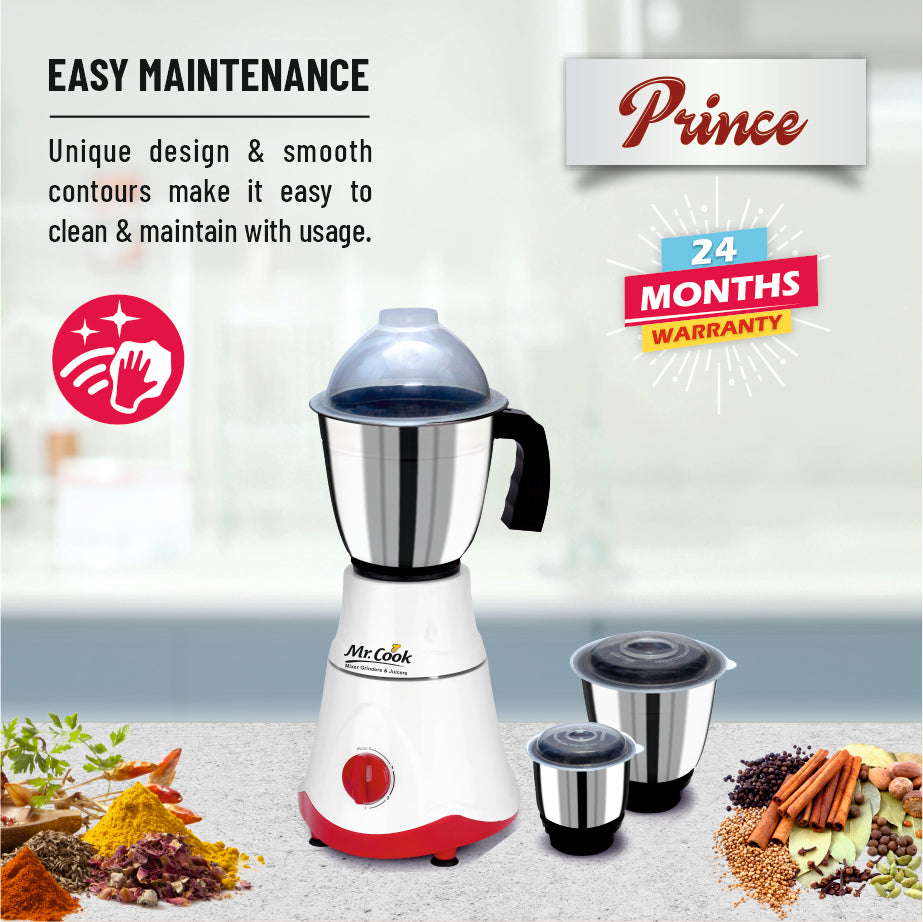 Mr.Cook Prince 550 Watt Mixer Grinder-3