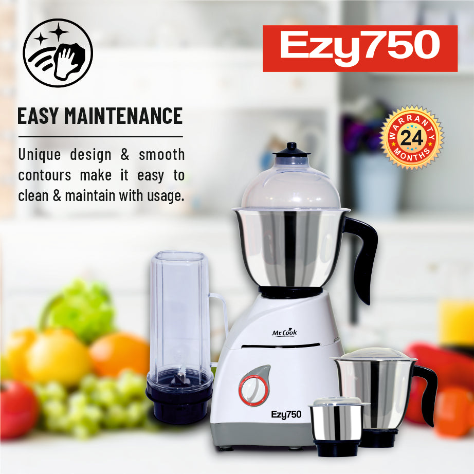 Mr Cook Ezy 750 Watt Juicer Mixer Grinder