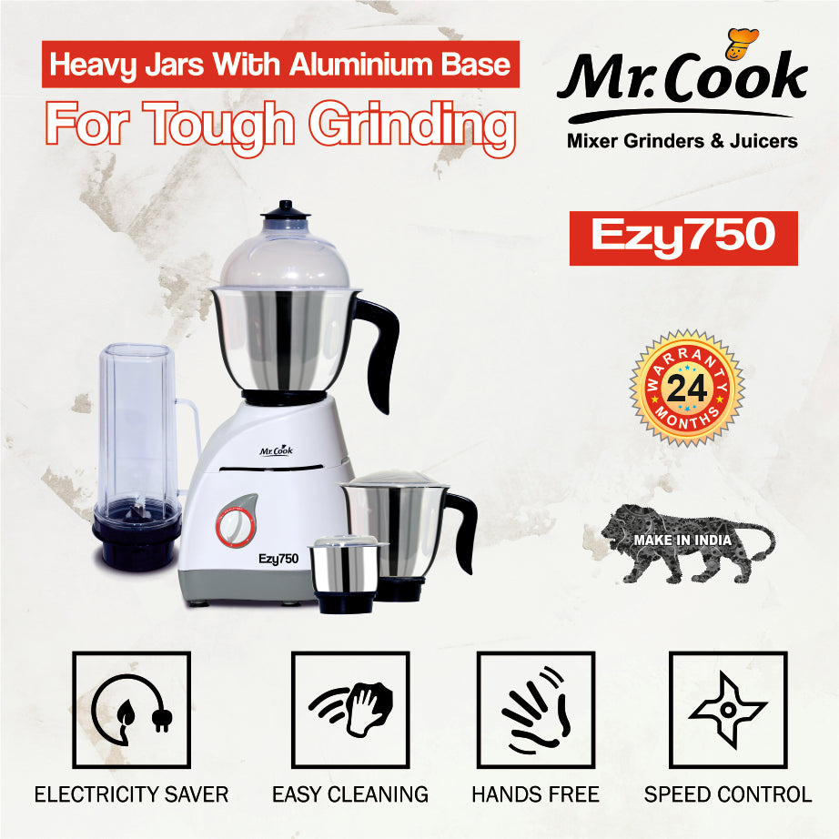 Mr Cook Ezy 750 Watt Juicer Mixer Grinder