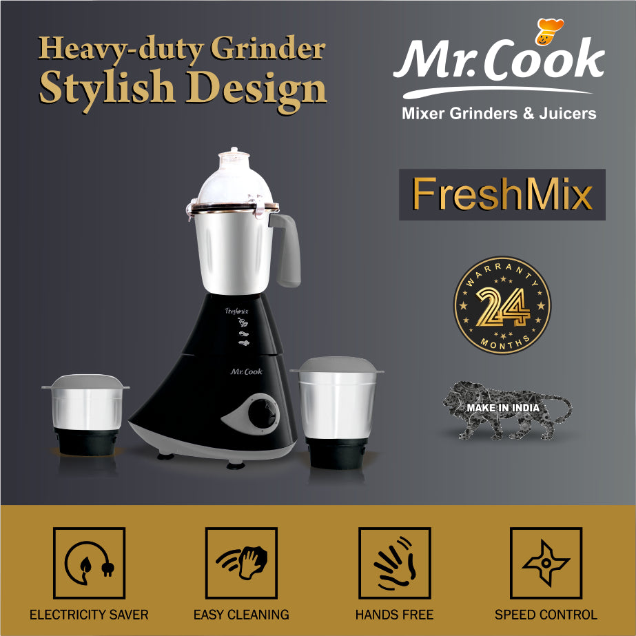 Mr.Cook Freshmix 550 Watt Mixer Grinder-4