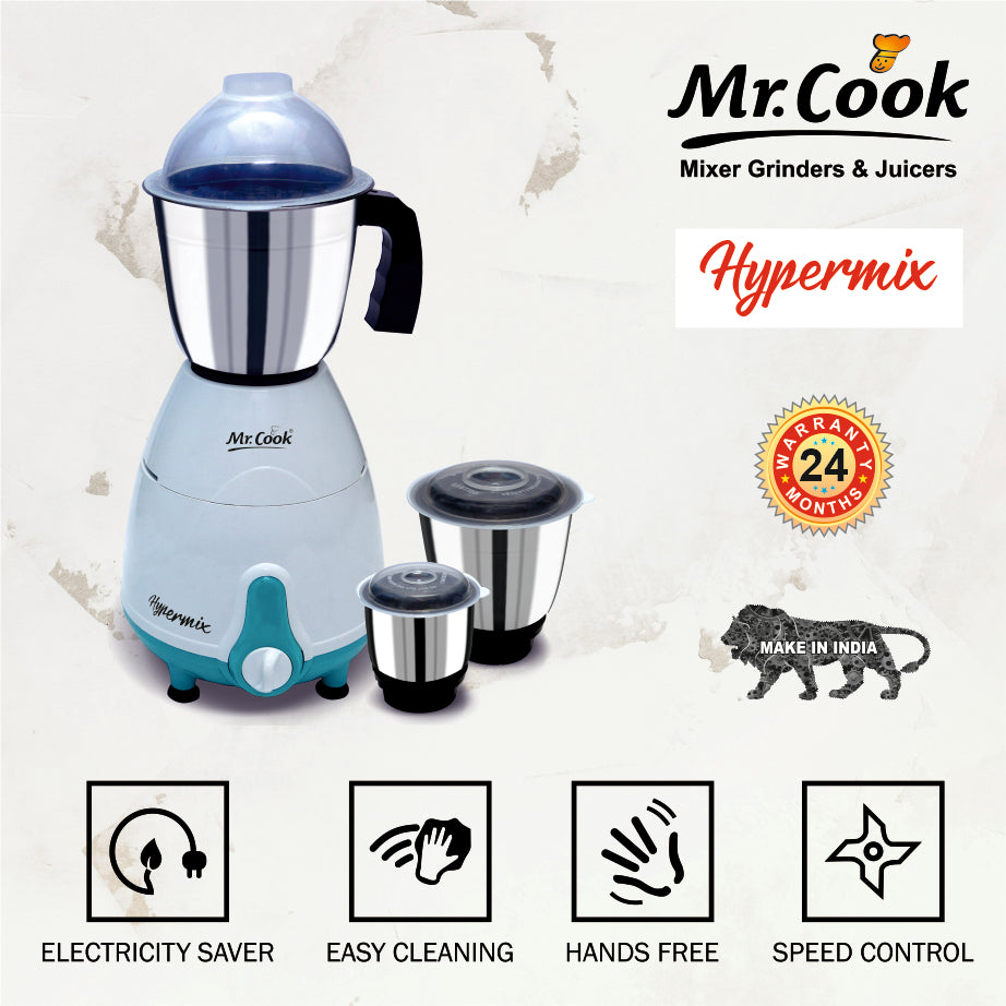 Mr.Cook Hypermix 500 Watt Mixer Grinder-5