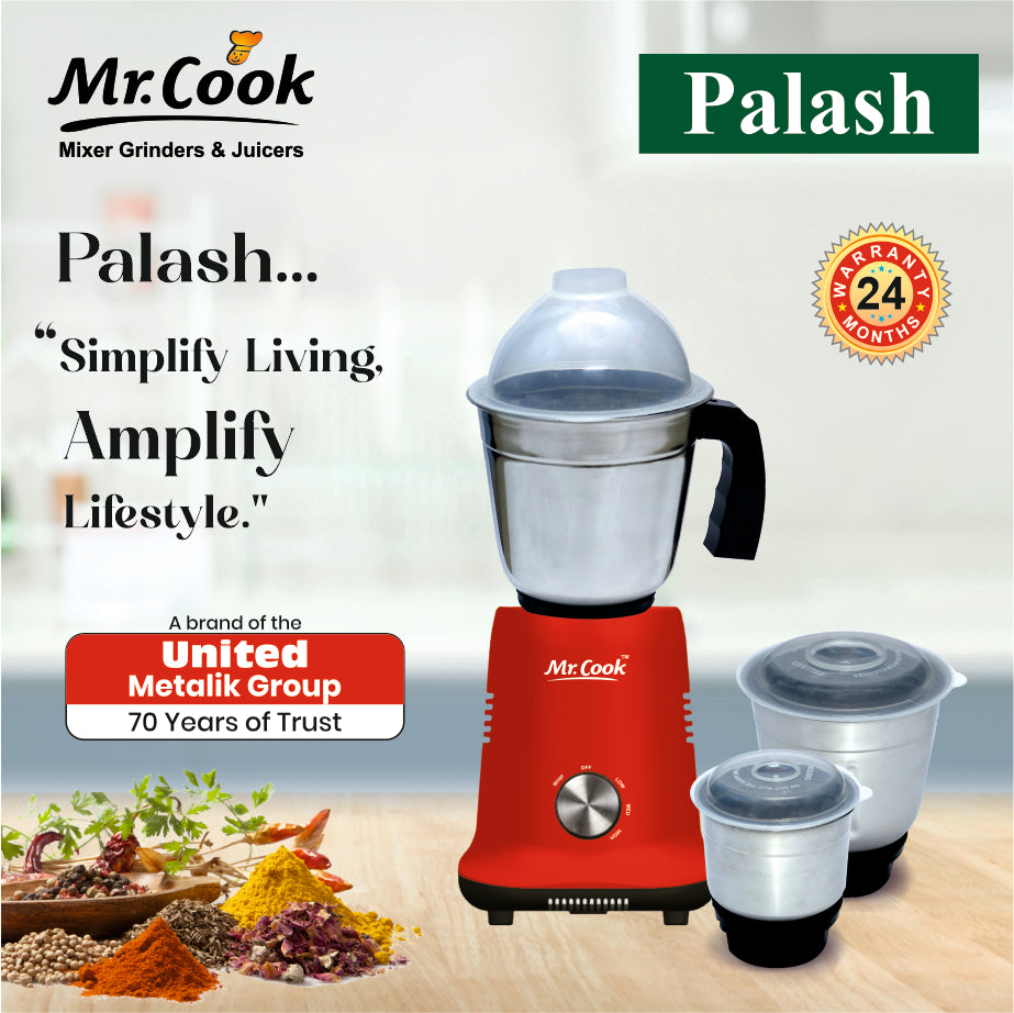 Mr.Cook Palash 600 Watt Mixer Grinder-2