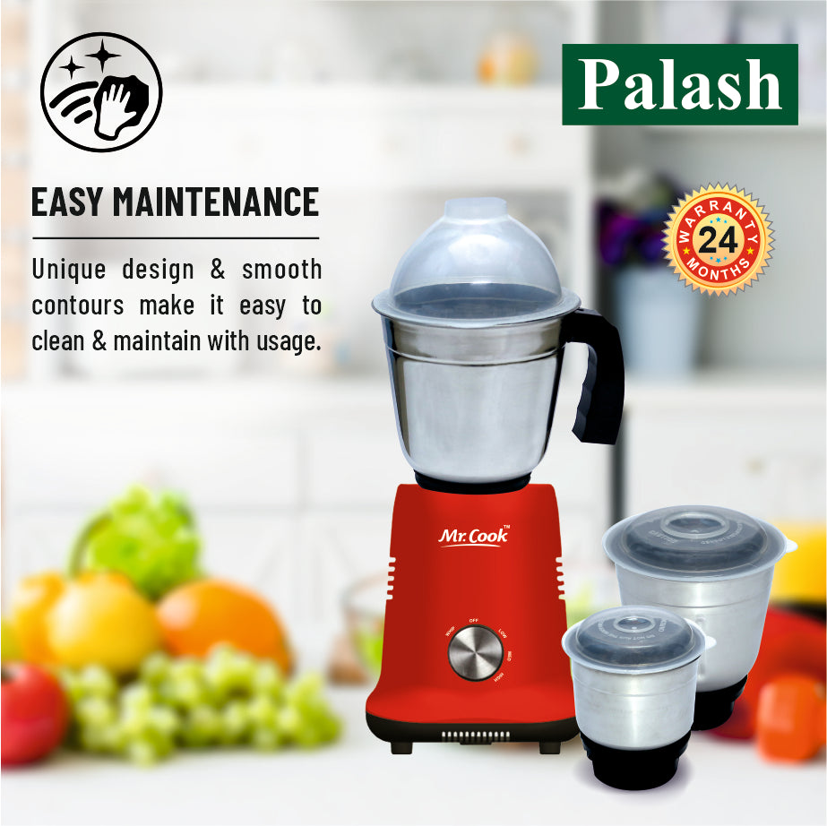 Mr.Cook Palash 600 Watt Mixer Grinder-3