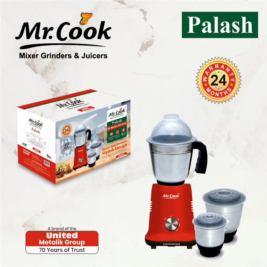 Mr.Cook Palash 600 Watt Mixer Grinder-6