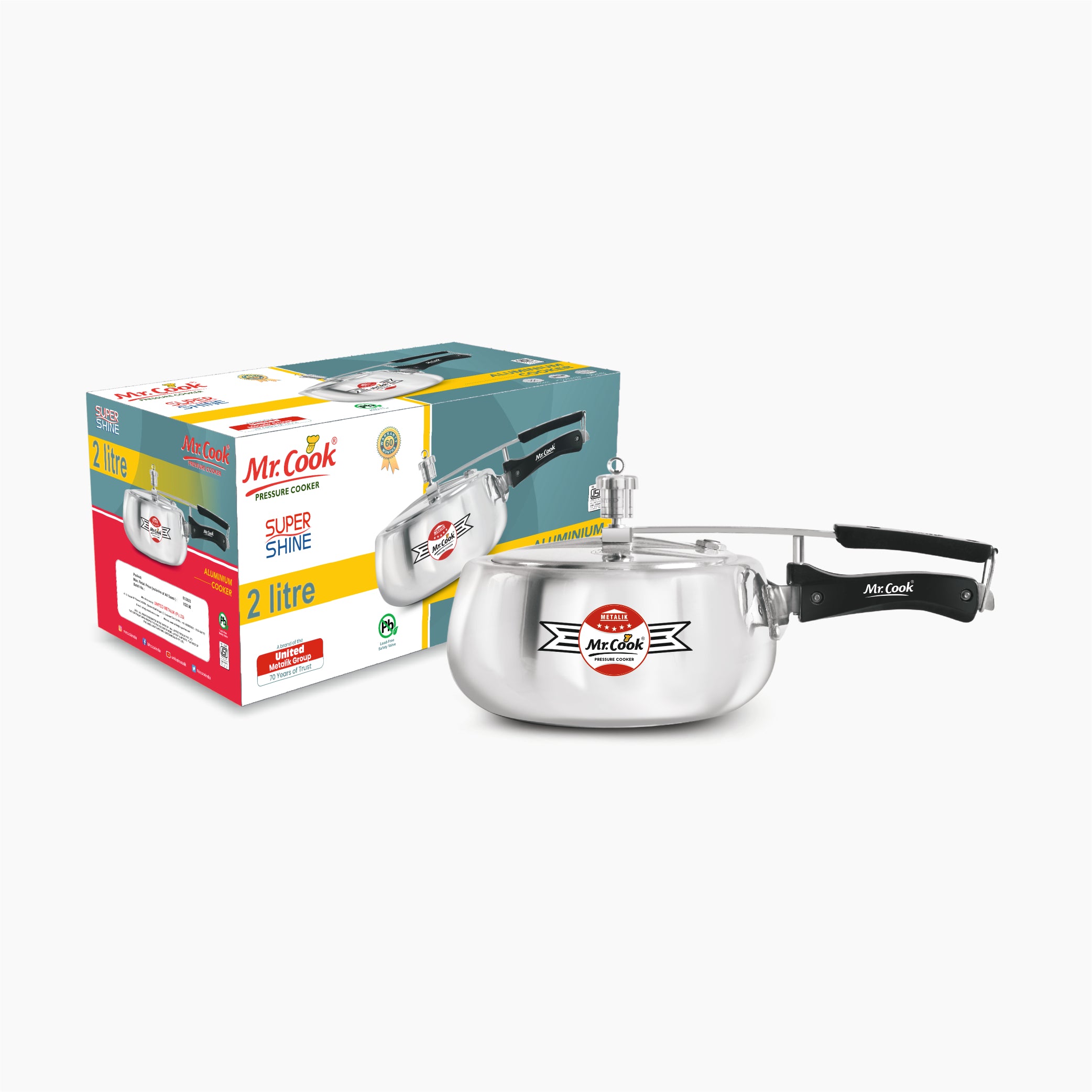 Mr.Cook Super Shine Pressure Cooker